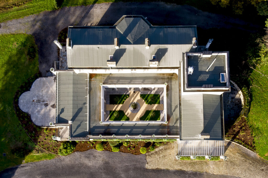 Château de Drogenbos Top view cloître