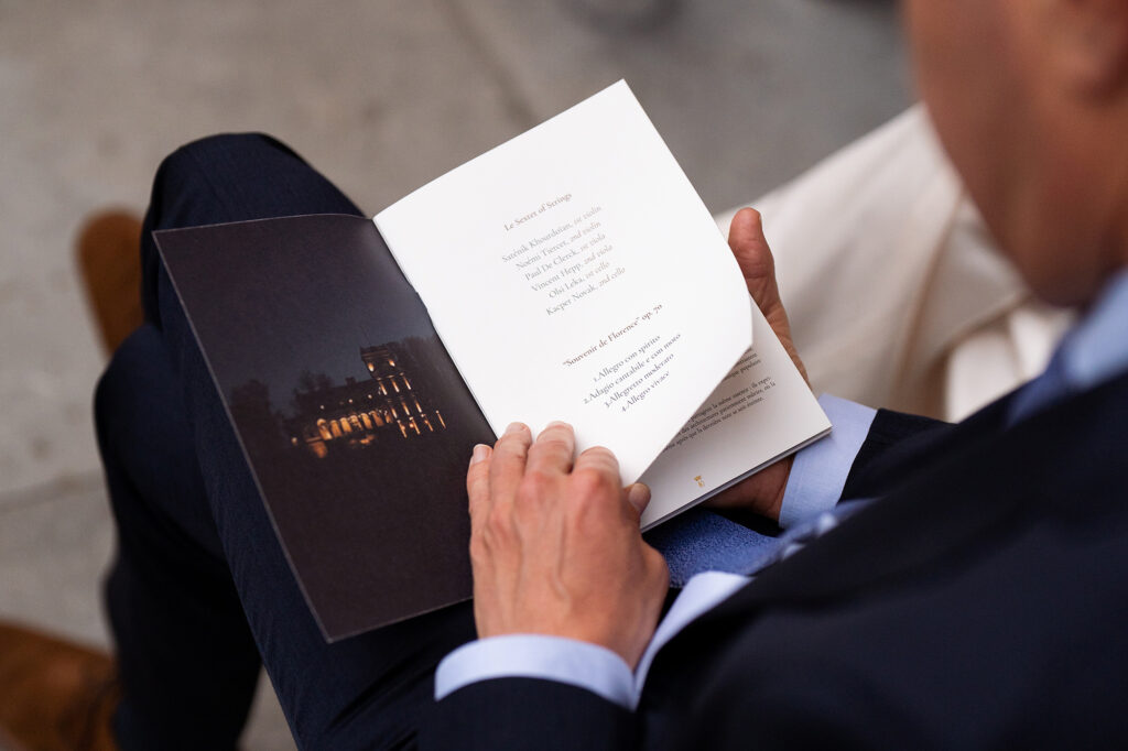 Château de Drogenbos Seminaire Dépliant corporate folder élégance