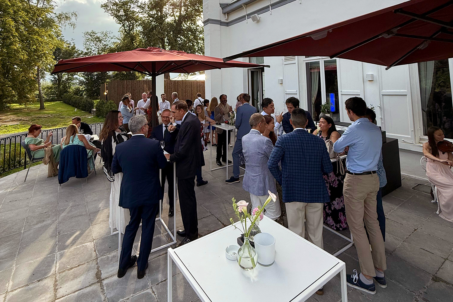 Château de Drogenbos Belvédère Event People Cocktail