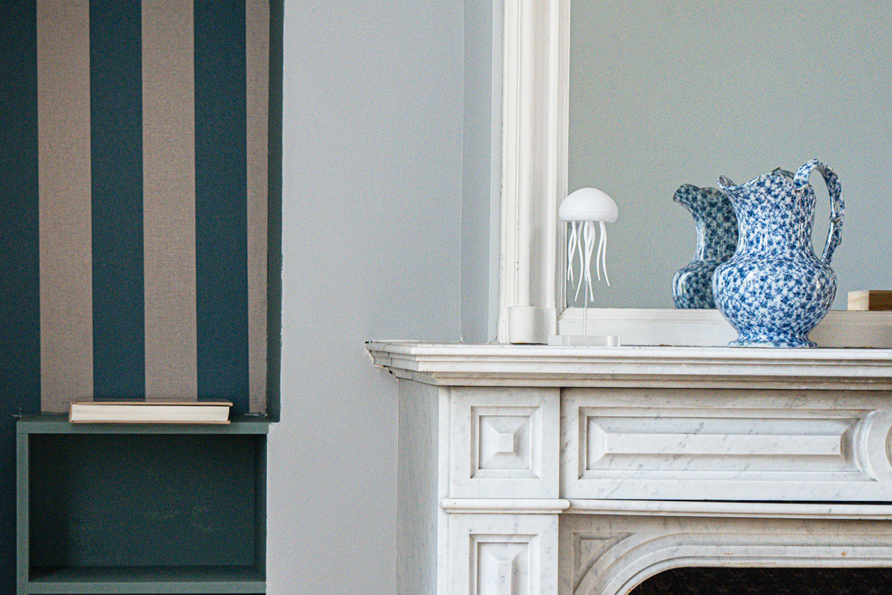 Château de drogenbos Detail Jarre meduse chimney