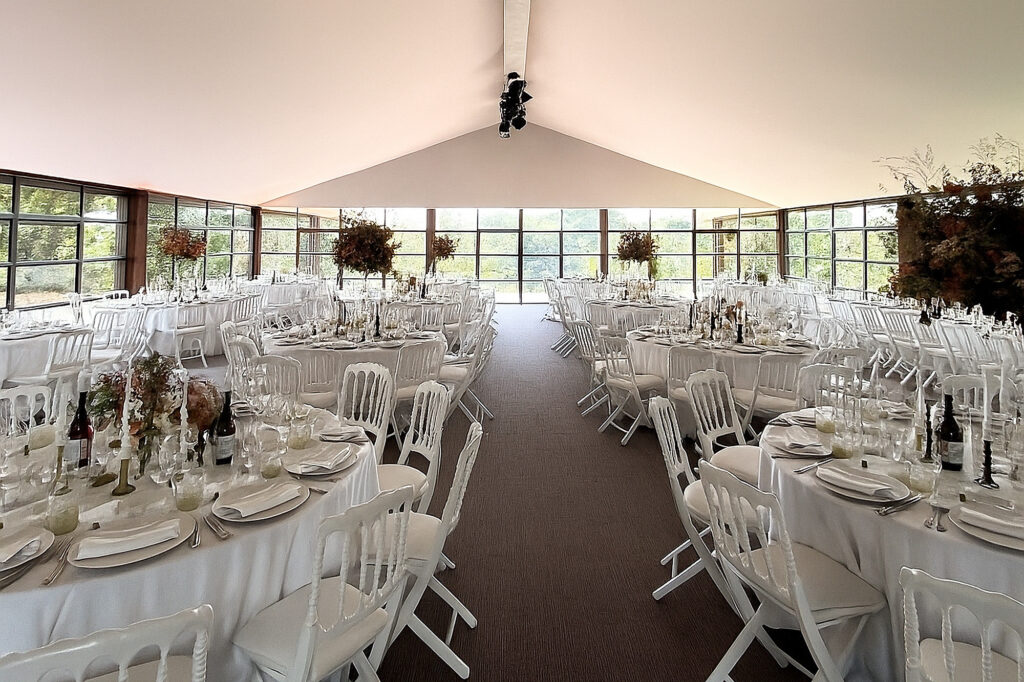 Mariage Drogenbos Choux de Bruxelles Orangerie Tente set up