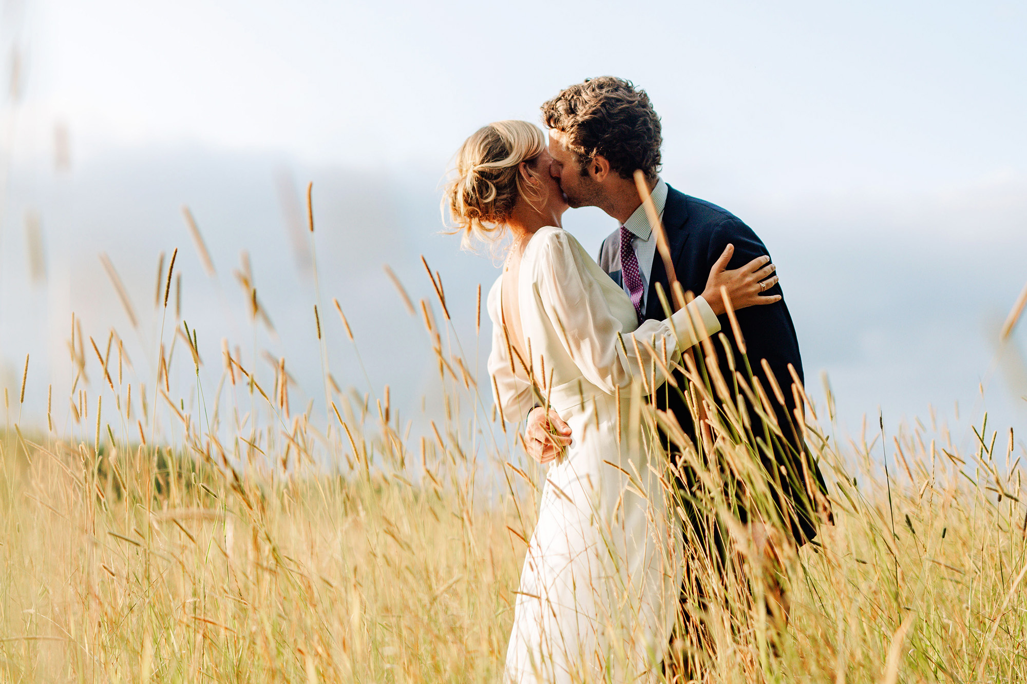Mariage Drogenbos Couple Happy Nature Kiss