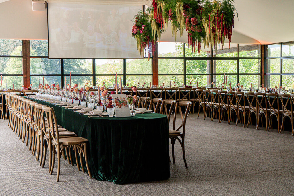 Château de Drogenbos Event tent Dîner assis Choux de Bruxelles